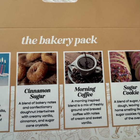 NEW Car Air Freshener Set of 4 - Bakery Pack Coffee, Donut, Cake, Cookie - Picture 7 of 8